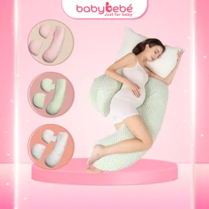 Gối bầu Babybebe 2in1 nâng đỡ bụng, ngủ ngon