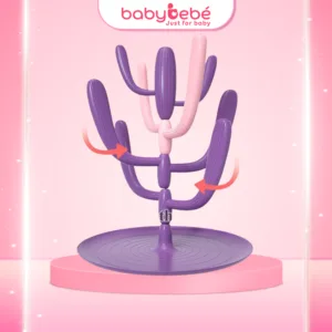 Khay úp bình sữa Babybebe xoay 360°, tháo rời