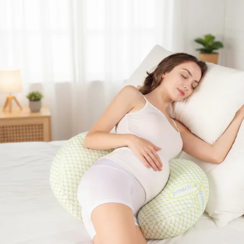 Gối bầu cánh tiên MEJ cao cấp nâng đỡ bụng, giảm đau lưng, giúp mẹ bầu ngủ ngon sâu giấc - MejCare