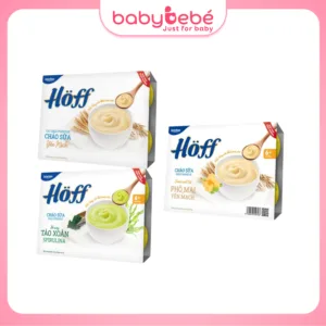 Cháo sữa HOFF mix vị bổ sung dinh dưỡng, chất xơ cho bé ăn dặm