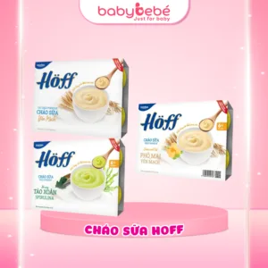 Cháo sữa HOFF mix vị bổ sung dinh dưỡng, chất xơ cho bé ăn dặm