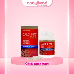 Canxi hữu cơ Mk7 MAX giúp bé phát triển chiều cao,xương chắc , dài nhanh bổ sung canxi cho phụ nữ trước và sau khi sinh