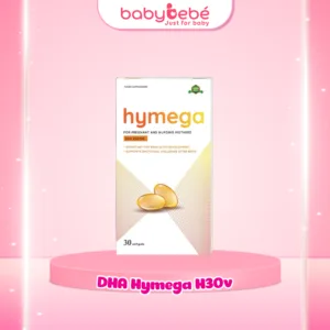 Dầu Cá HYMEGA Tinh Khiết Bổ Sung DHA Cho Mẹ Bầu, Bổ Não, Mắt và Tim Mạch Hộp 30 Viên