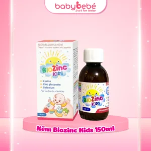 BIOZINC KIDS – Bổ sung Kẽm hữu cơ cho cơ thể,hỗ trợ ăn ngon,miễn dịch,phát triển xương răng chắc khỏe và não bộ trẻ