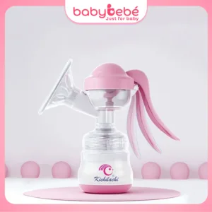 Máy Hút Sữa Bằng Tay, Máy Hút Sữa Cầm Tay Kèm Bình Sữa Kichi 180ML