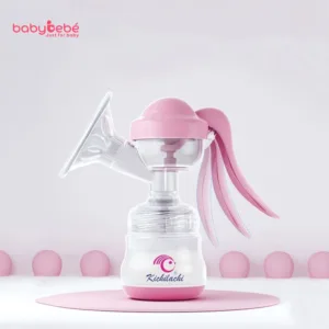 Máy Hút Sữa Bằng Tay, Máy Hút Sữa Cầm Tay Kèm Bình Sữa Kichi 180ML