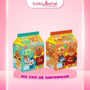 Mì Chú Hề Nissin Anpanman Mì Ăn Dặm Cho Bé Thơm Ngon Vị Hải Sản Vị Trứng Thịt Từ 12 Tháng