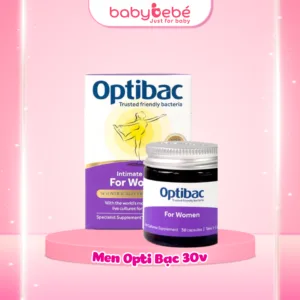 Men Vi Sinh Phụ Khoa Optibac Tím - For Women Men Vi Sinh Bổ Sung Lợi Khuẩn