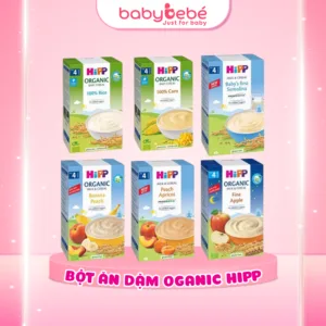 Bột ăn dặm dinh dưỡng HiPP đủ vị dành cho bé (200g/250g)