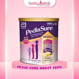 Sữa Bột Abbott PediaSure Ít Ngọt Hương Vani Hộp 380g