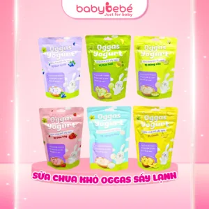 Sữa Chua Khô Sấy Lạnh Oggas Yogurt Nhiều Vị Gói 18g Ăn Dặm Cho Bé