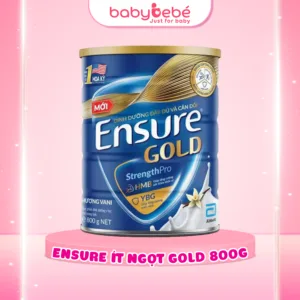 Sữa bột Ensure Gold Abbott hương vani ít ngọt 800g