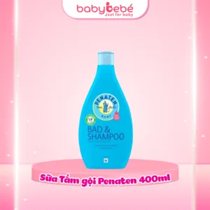 Sữa tắm gội chống cảm cúm Penaten Đức 2in1 giúp giảm ho cảm cúm cho bé 400ml