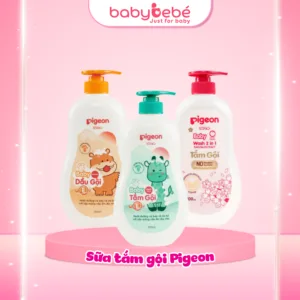 Sữa Tắm Gội Dưỡng Ẩm Cho Bé Pigeon 700ml Dịu Nhẹ Mềm Mại An Toàn Cho Da
