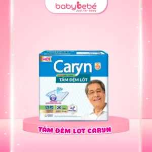 Tấm đệm lót Caryn siêu thấm giúp chống trào, kháng khuẩn, kiểm soát mùi hiệu quả