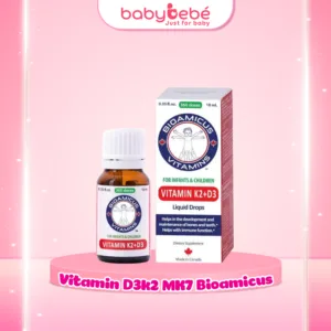 Vitamin BioAmicus D3 K2-MK7 - Hỗ trợ bé hấp thu canxi